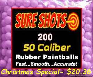 50 Caliber Low Impact Paintballs Christmas 2023